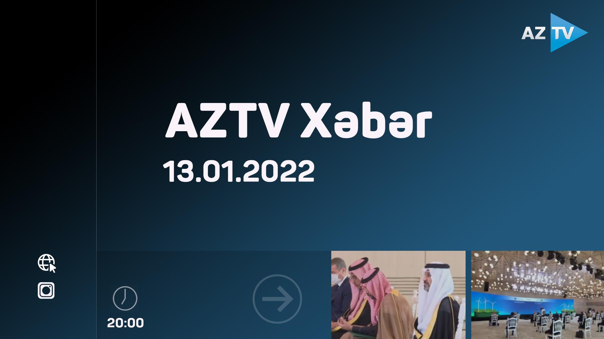 AZTV Xəbər 20:00 | 13.01.2022