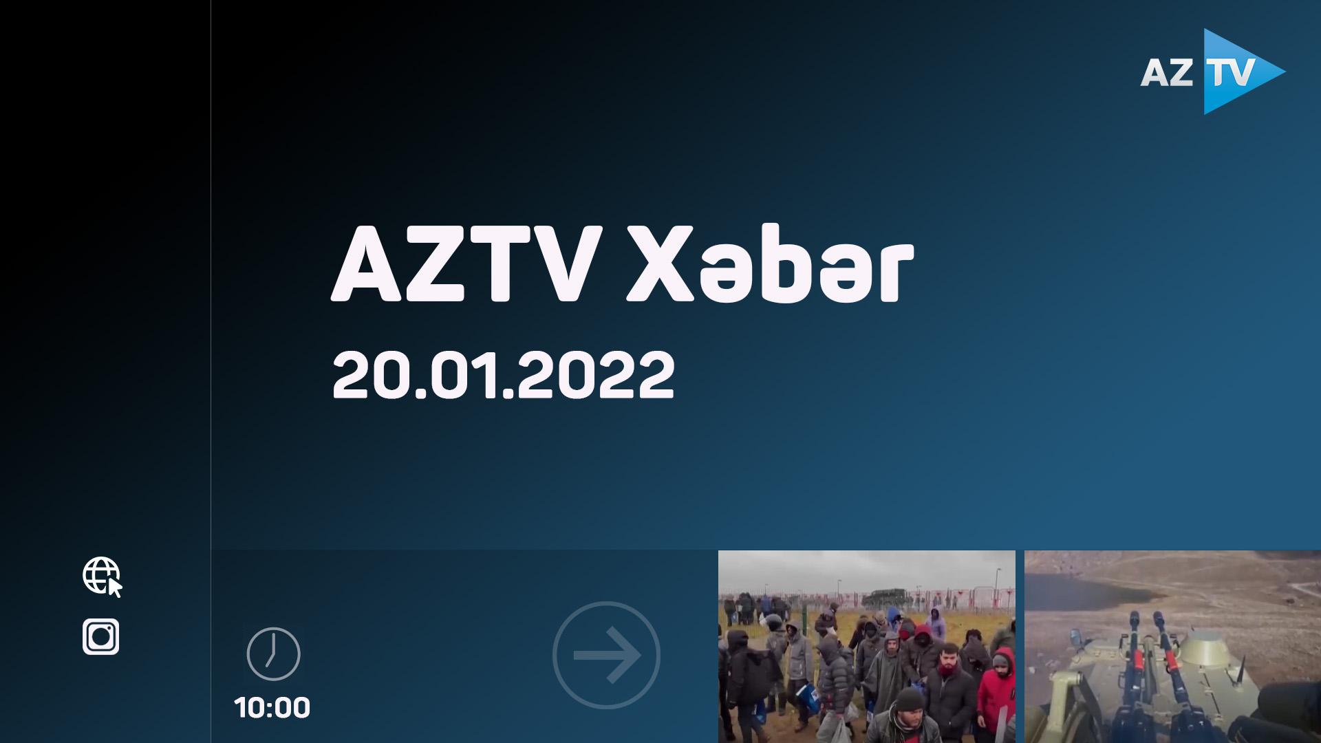 "AZTV Xəbər" (10:00) | 20.01.2022