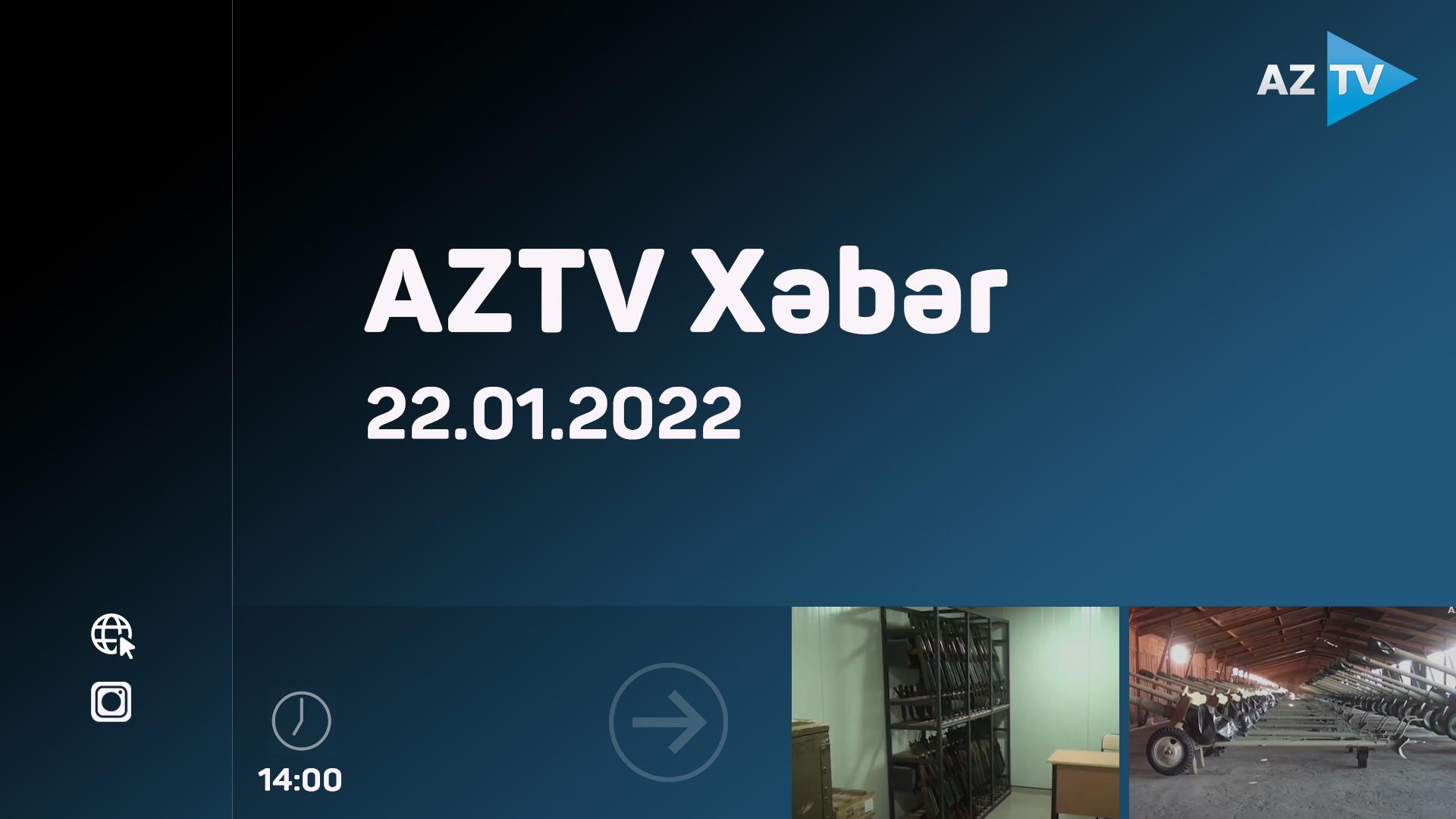 AZTV Xəbər 14:00 | 22.01.2022