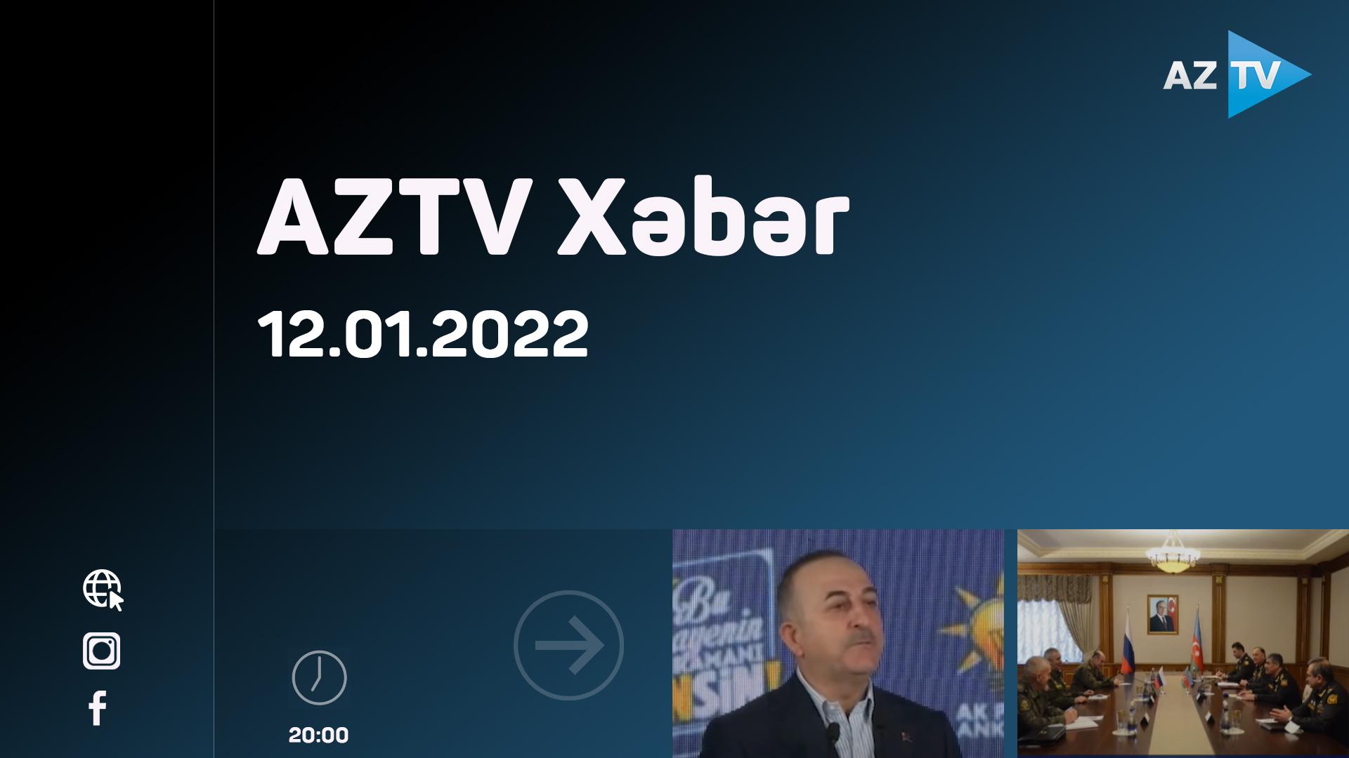AZTV Xəbər (20:00) | 12.01.2022